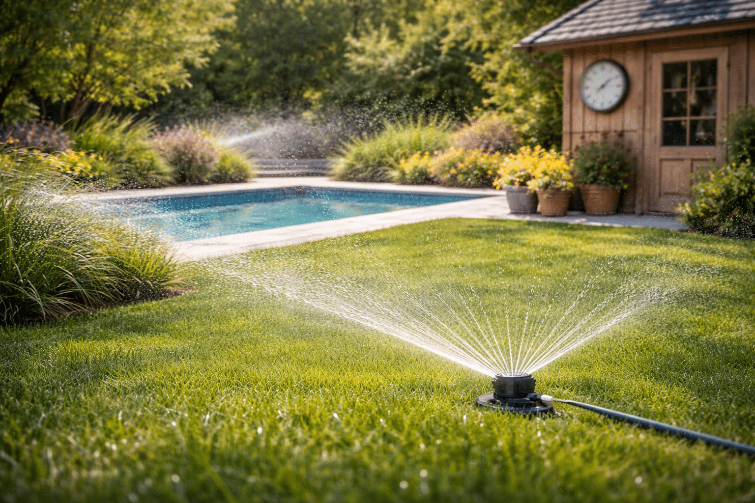 Programmation d’un système d’arrosage automatique de jardin